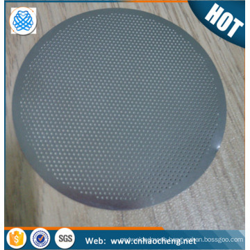 Aeropress 62mm OD * 0.2mm thk * 0.2mm hole size stainless steel mesh etching coffee filter disc/disk